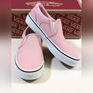 VANS Asher Slip-On, Coral Blush, Size 13